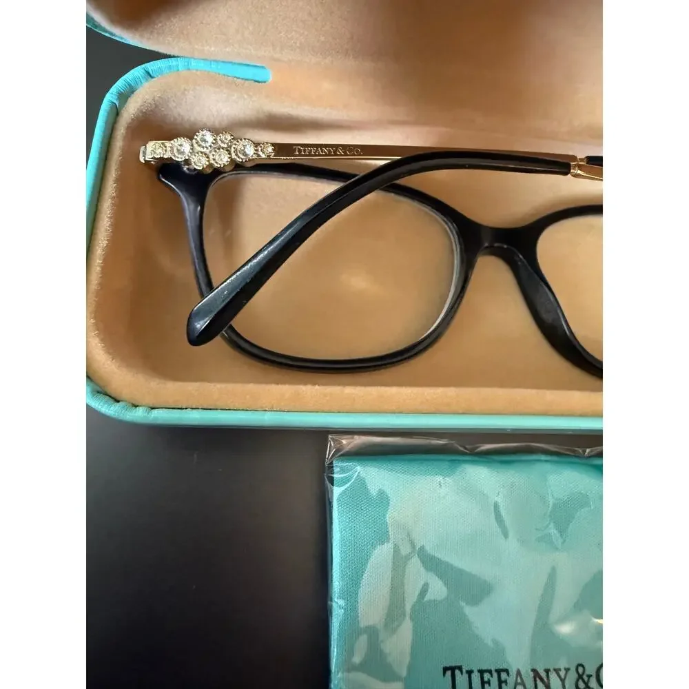 Authentic Tiffany & Co. Women's Optical frames Austrian crystal clusters